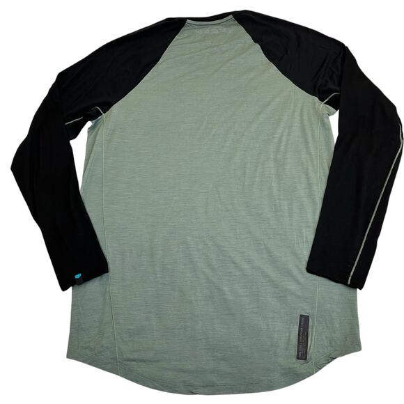 YETI Turq Mens Sz L Merino Blend Long-Sleeve Jersey Cycling Shirt Base Layer - Picture 5 of 16